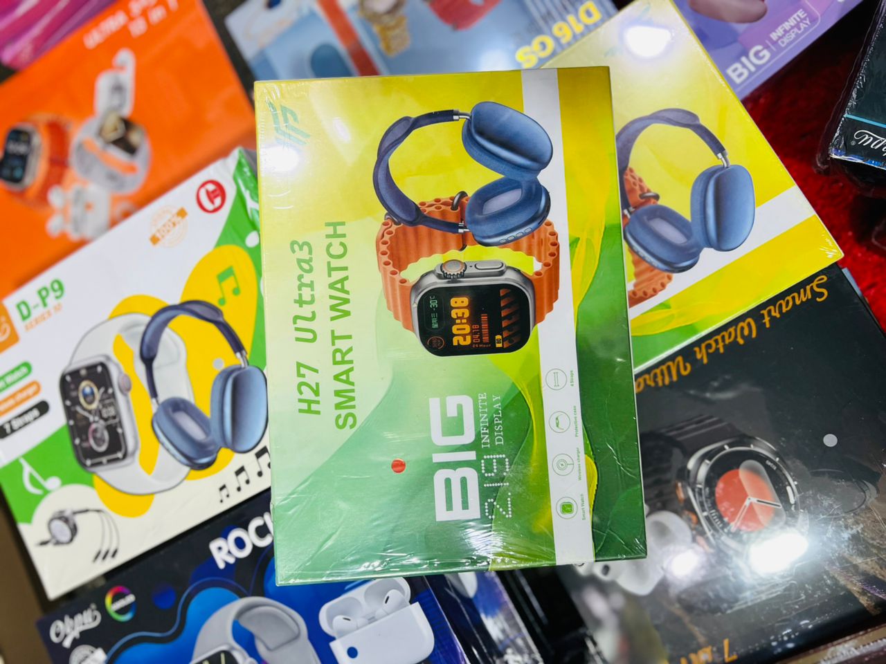 Montre connectée et des écouteurs sana fil